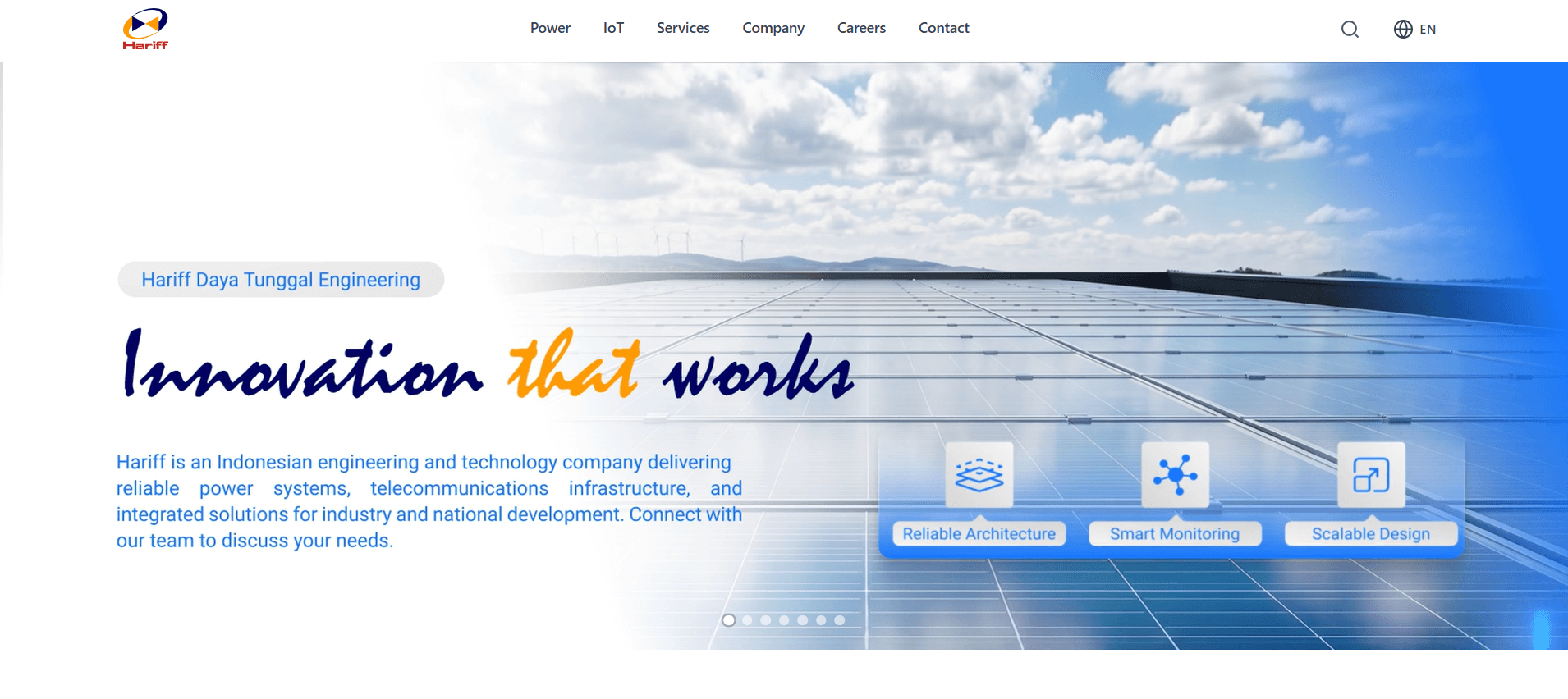 Hariff DTE - Corporate Website
