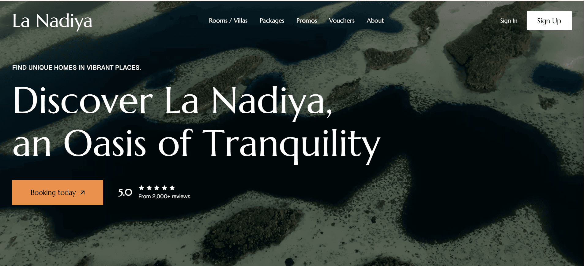 La Nadiya - Villa Booking Platform